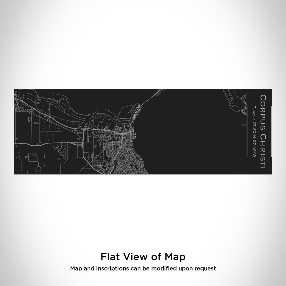 Corpus Christi - Texas Map Insulated Cup in Matte Black