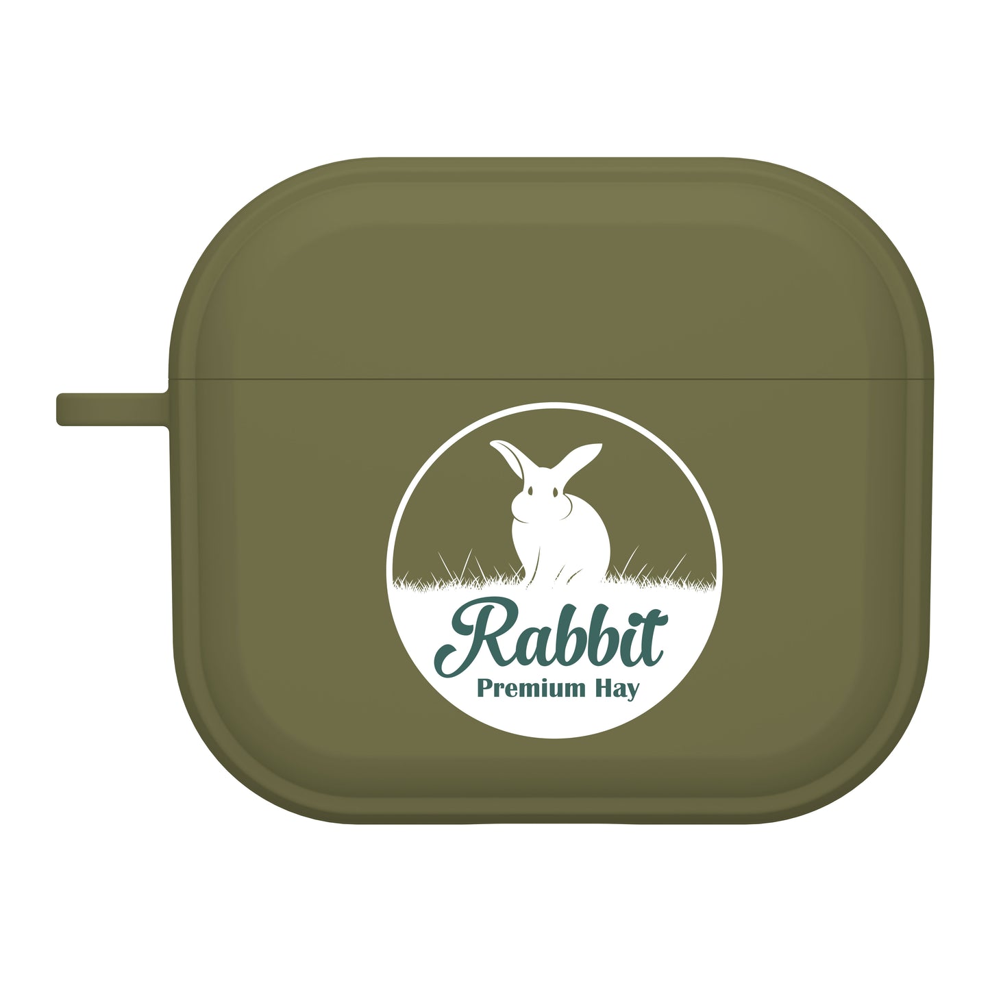 Custom Logo HDX Olive Case Cover for Apple AirPods Gen 1, 2, 3 & Pro