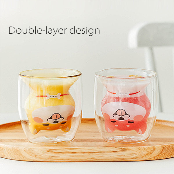 Double Glass Mug