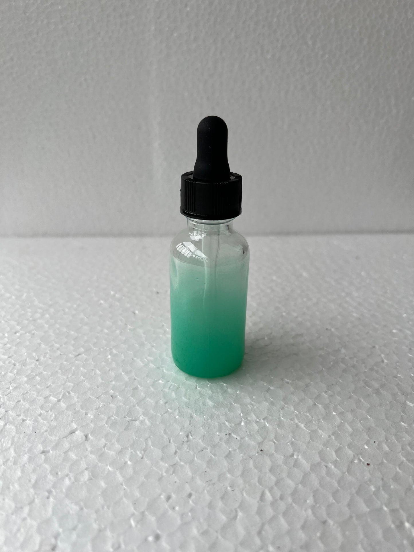 6 PACK OF 1oz TEAL BOSTON GLASS DROPPER BOTTLES