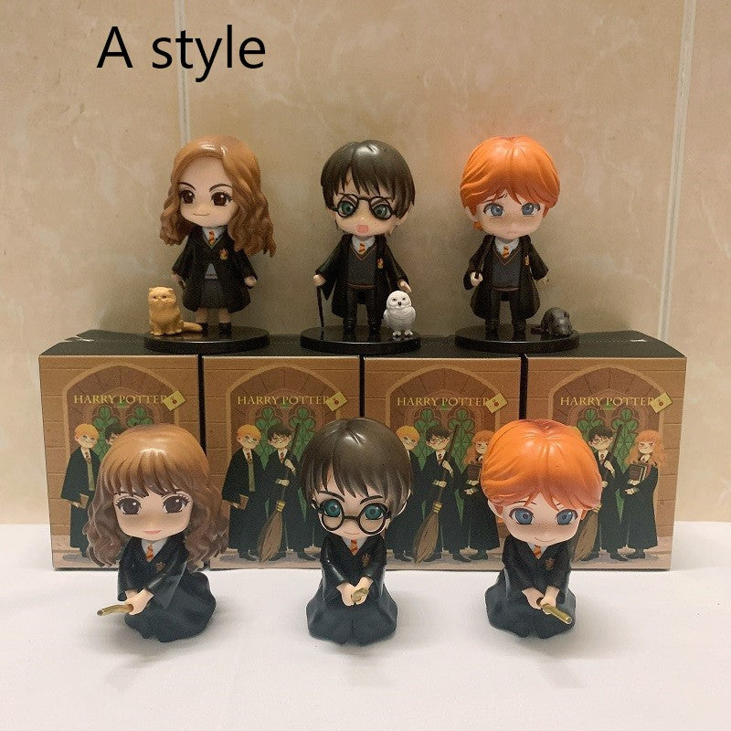 Cartoon Harry Potter Figure Collection Toys Doll Toy Gift