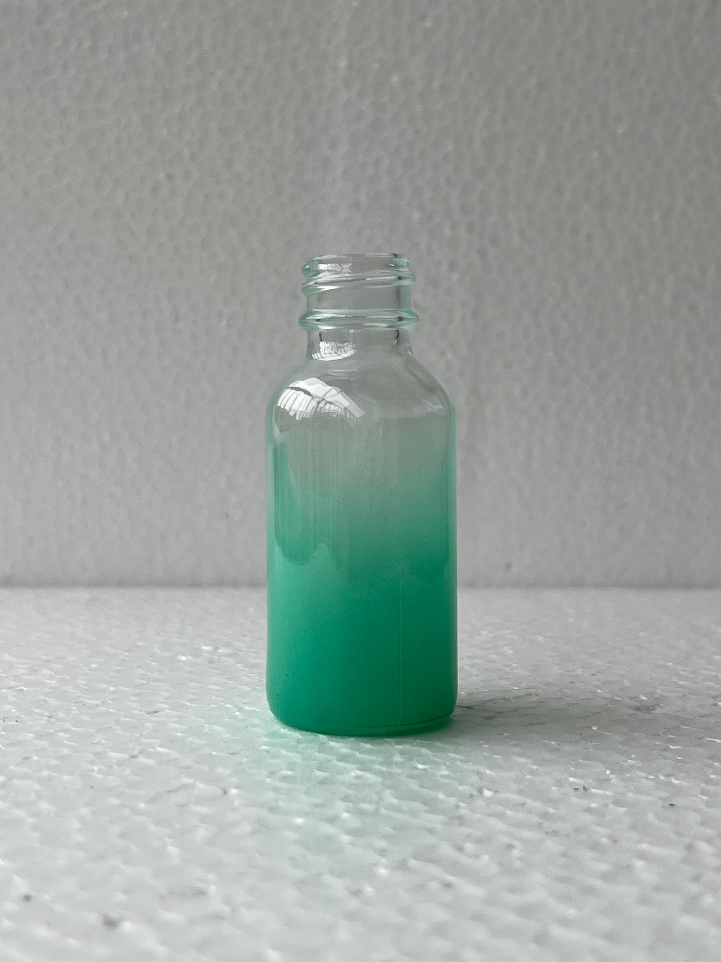 6 PACK OF 1oz TEAL BOSTON GLASS DROPPER BOTTLES