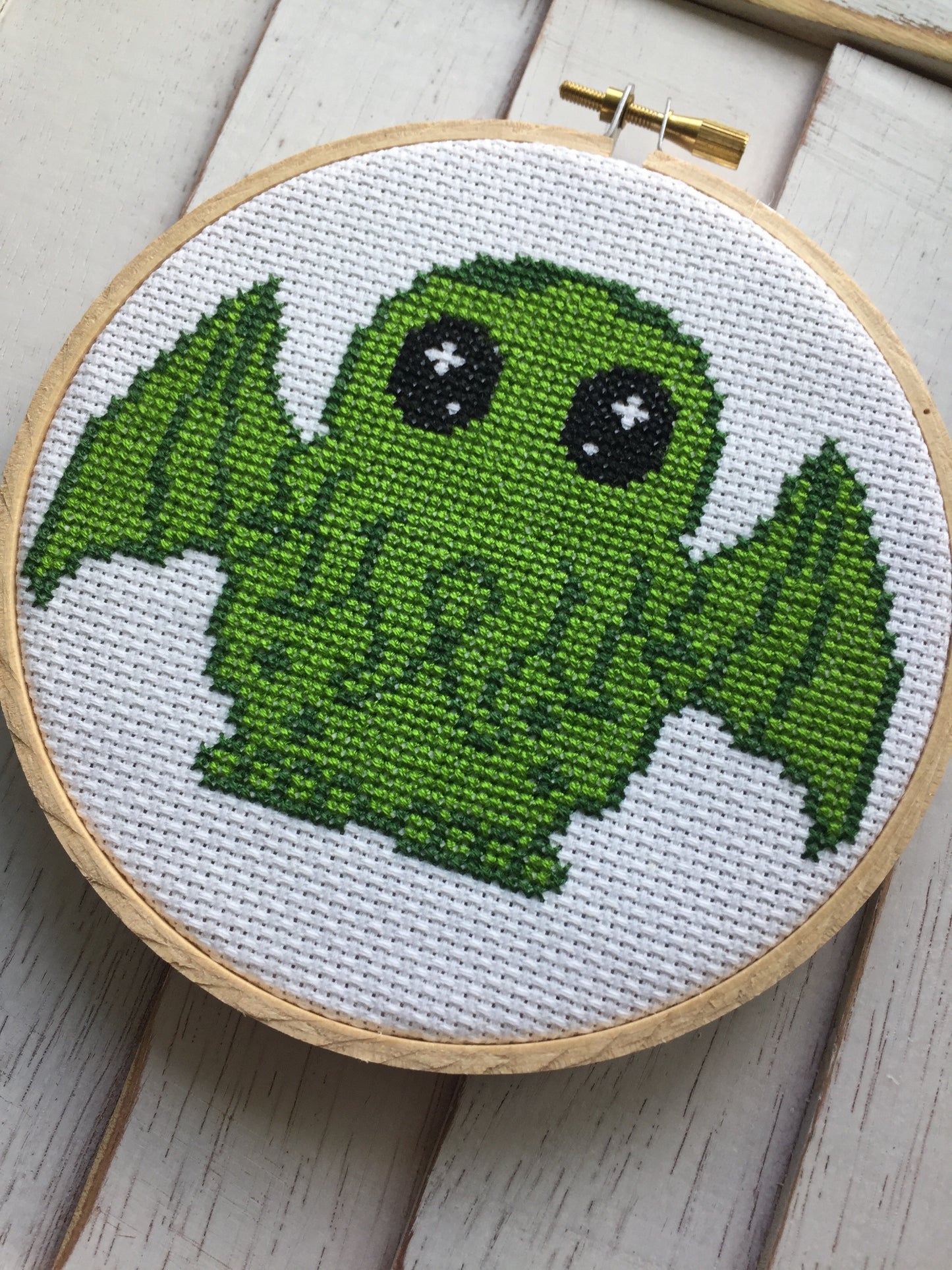 Cute Cthulhu Counted Cross Stitch DIY KIT Intermediate