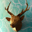 Deer Head Wall Art - Grey Sapphire Limited Edition