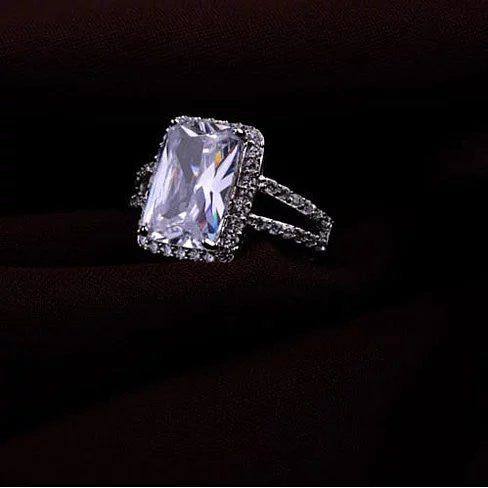 Purity Classic Ring In Emerald Shape