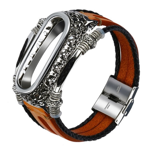fitness bracelet Replacement Leather Wristband