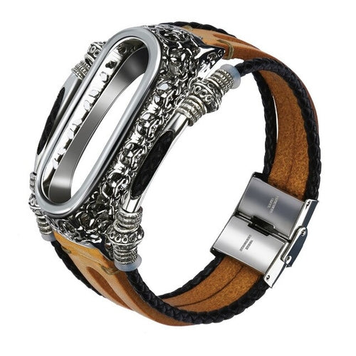 fitness bracelet Replacement Leather Wristband