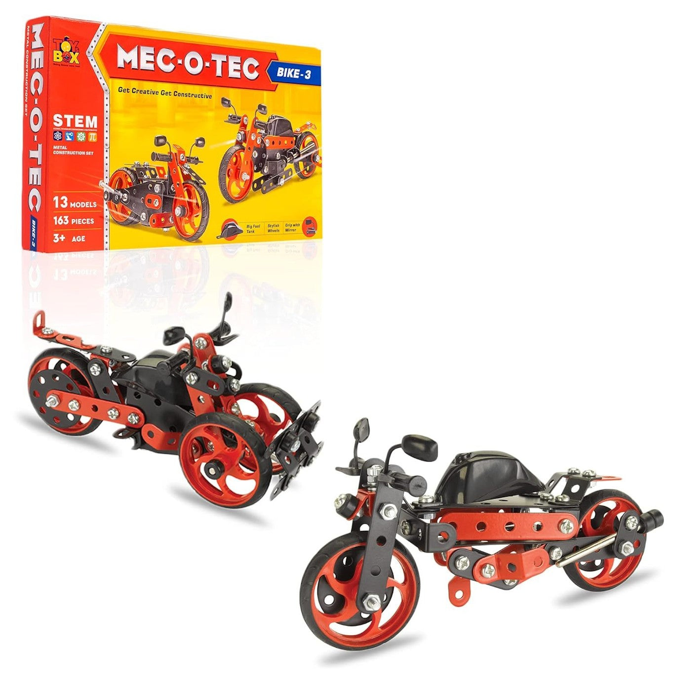 3 Metal Construction Toy, Building Blocks