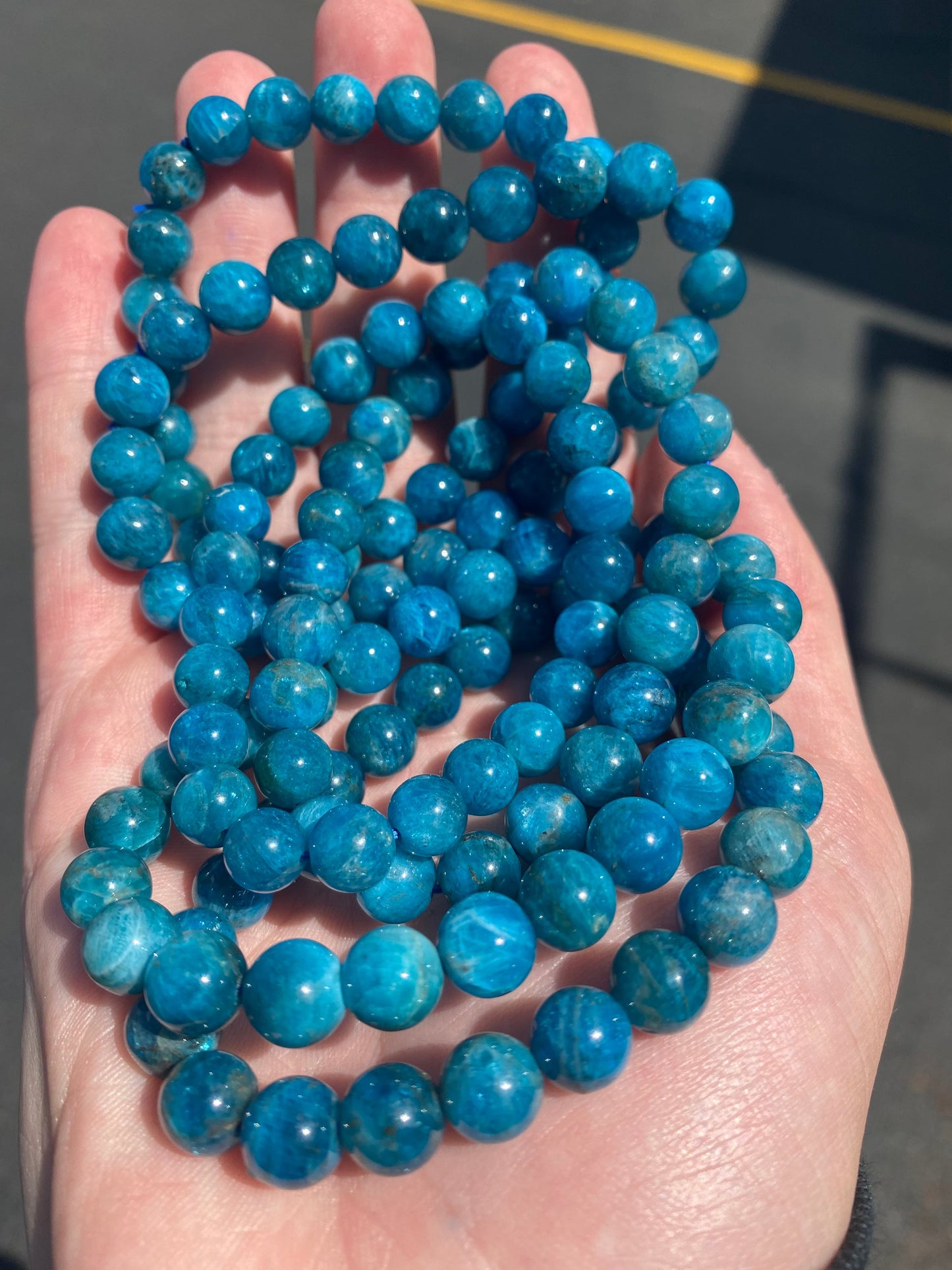 Blue Apatite Bracelet