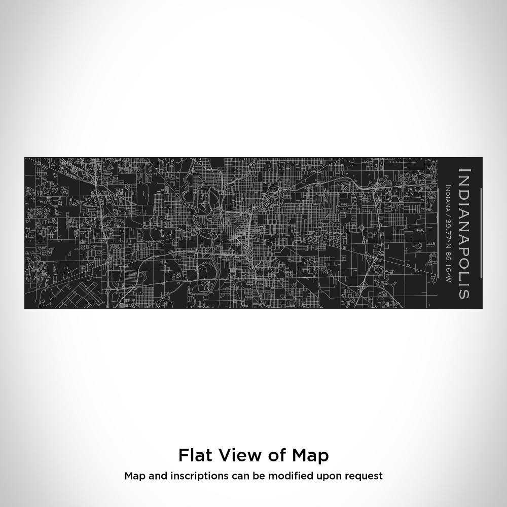 Indianapolis - Indiana Map Insulated Cup in Matte Black