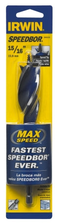 Irwin Industrial Tool 1.31in. X 6in. Speedbor Max Speed Drill Bit 30