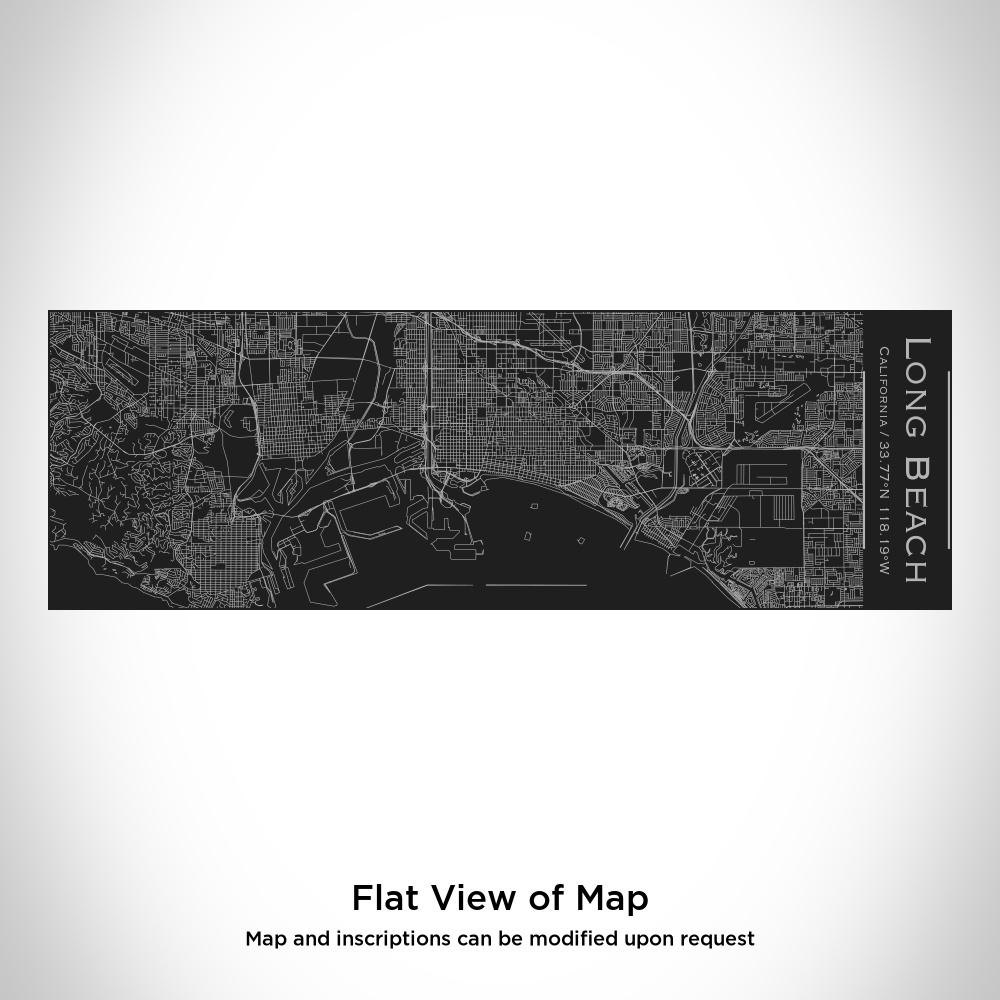 Long Beach - California Map Insulated Cup in Matte Black