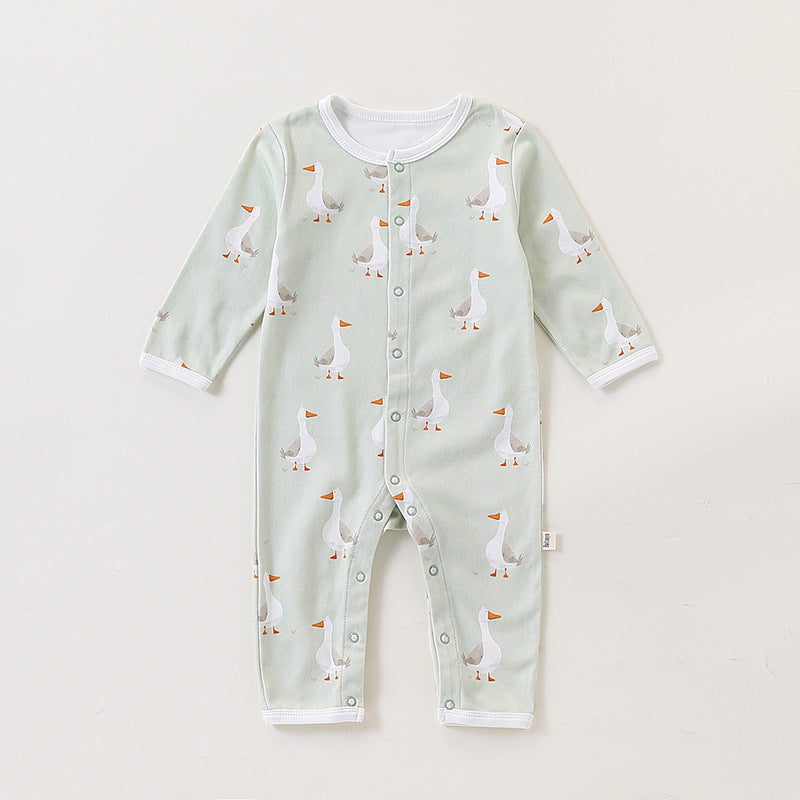Autumn and Spring New Arrival Baby Unisex Simple Animals Cartoon
