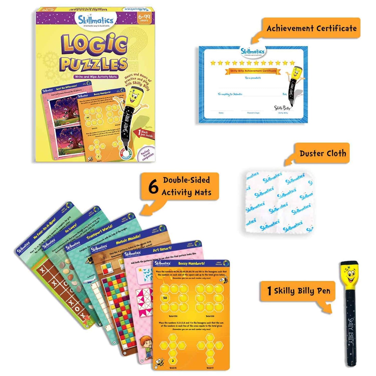Skillmatics Logic Puzzle - Build Logic & Problem Solving Skills In