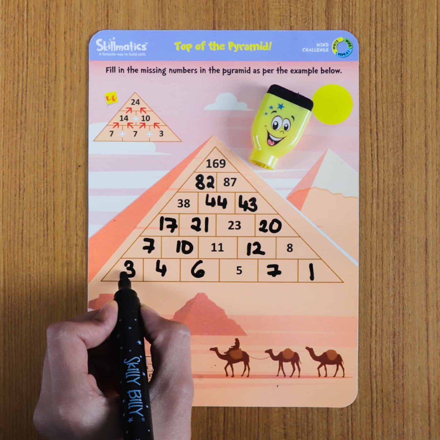 Skillmatics Mind Challenge - Fun And Interactive Repeatable Write &