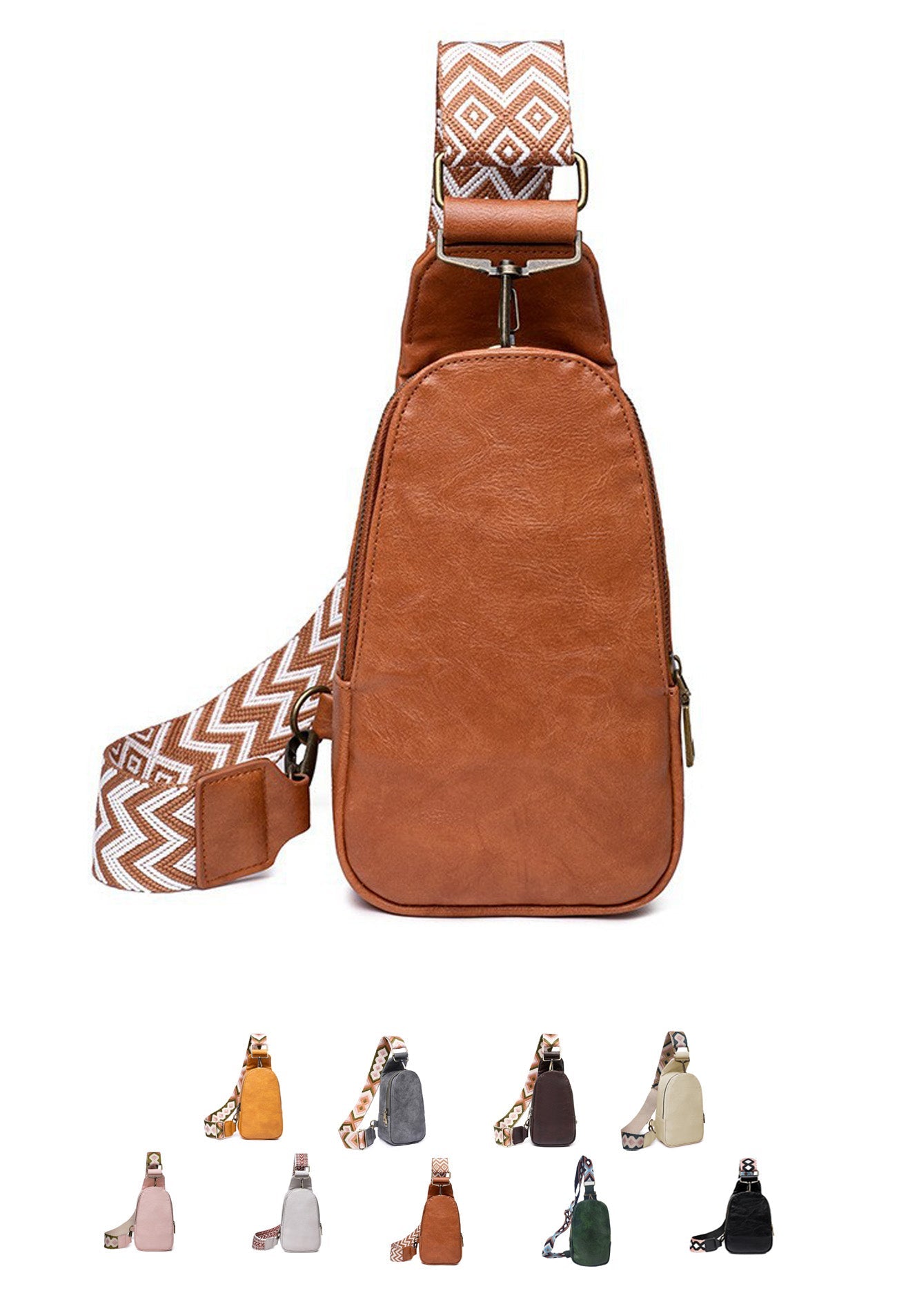 Chest sling bag guitar strap