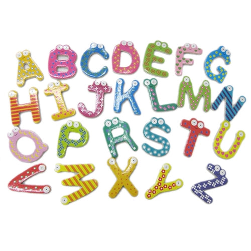 Zummy Wooden Magnetic Block with 26 pcs Letters and 15 pcs Number