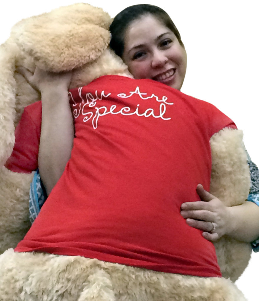 Giant Valentine's Day Plush Puppy 60 Inch Huge Soft 5 Foot Stuffed Dog