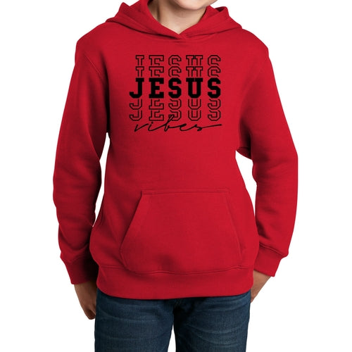 Youth Long Sleeve Hoodie Jesus Vibes