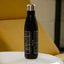 Zion National Park - Utah Map Insulated Bottle in Matte Black