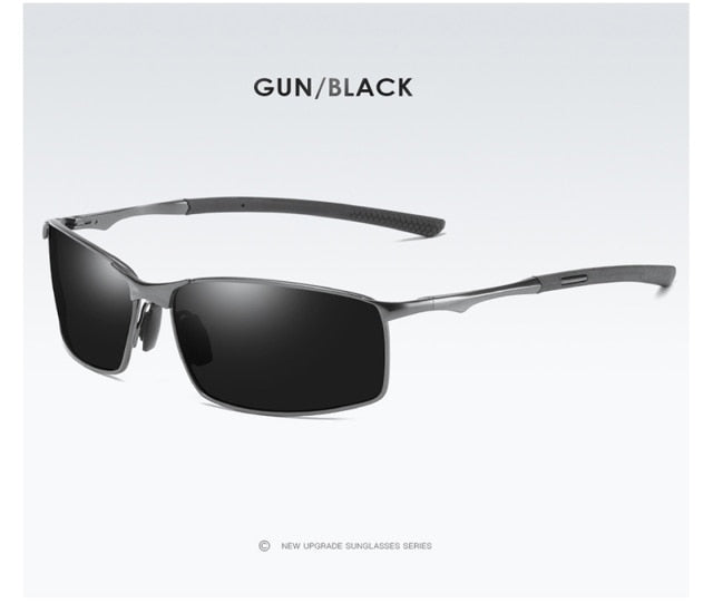 Aoron Polarized Sunglasses Mens/Women Driving Mirror Sun Glasses Metal –  QeWow