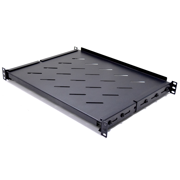 1RU Universal Fixed Shelf for Server Racks with Rail to Rail Depth up