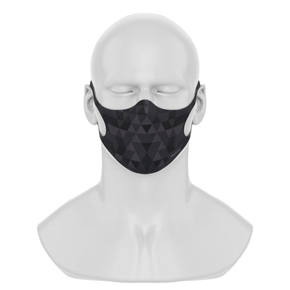 Maskery Design Face Mask Triangle of Black Shades