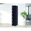 Black 6-Door Locker for Office Gym Shed School Home Storage -