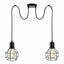 Retro Industrial 2 Way Indoor Ceiling Pendant Chandelier Hanging Light