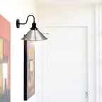 Vintage Industrial Metal Cone Shade Lighting Indoor Wall Sconce Light