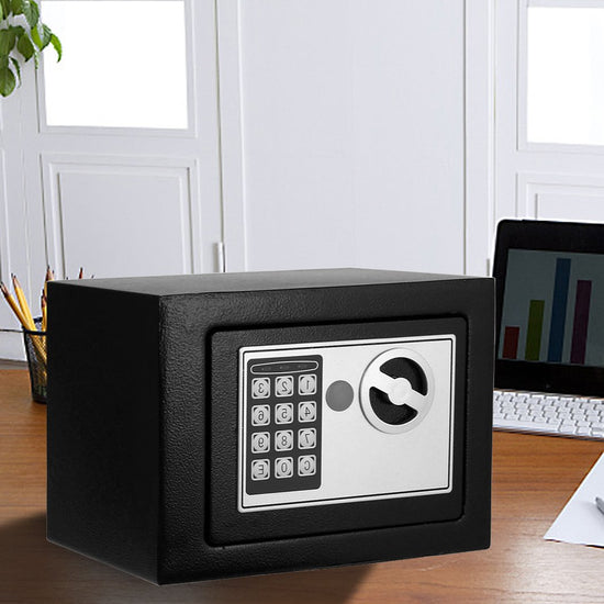 Electronic Safe Digital Security Box Home Office Cash Deposit Password