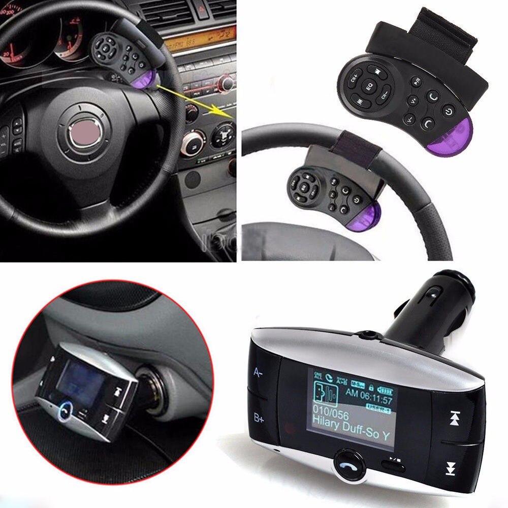 1.5LCD Car Kit MP3 Player Bluetooth FM Transmitter