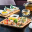 Bamboo Square Plate 7" inch X 7" inch | For Appetizers