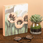 Bloom Where You Are Planted Inspo Block Sign | Floral Designs Wooden