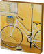 Enjoy The Ride Inspo Block Sign | Urban Bicycle Wooden Desk Wall Decor