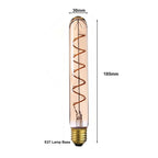 3 Pack LED E27 T185 4W Filament Glass Retro Warm White~1015