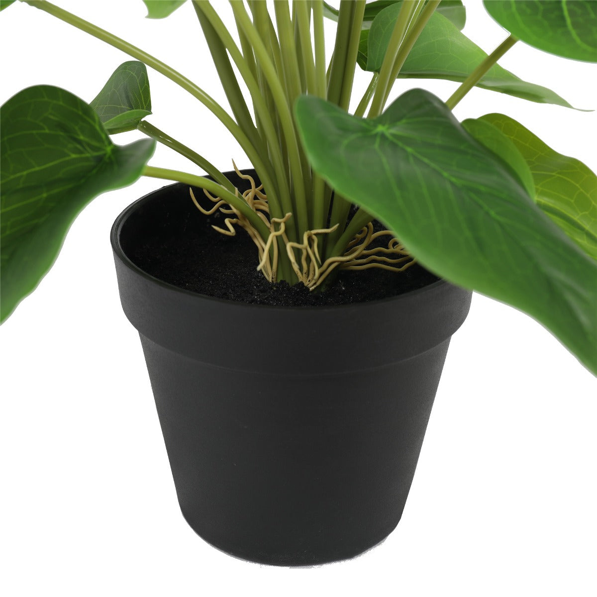 Artificial Flowering White & Orange Peace Lily / Calla Lily Plant 50cm Secondary image