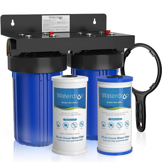 Waterdrop WHF21-PG 5 Micron 2-Stage Whole House Water Filtration