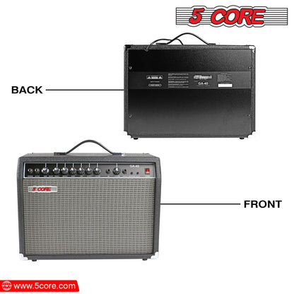 5 Core Guitar Amp For Electric Bass Acoustic Portable Amplifier