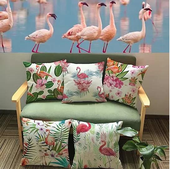Fabulous Flamingos Cushion Covers Main image