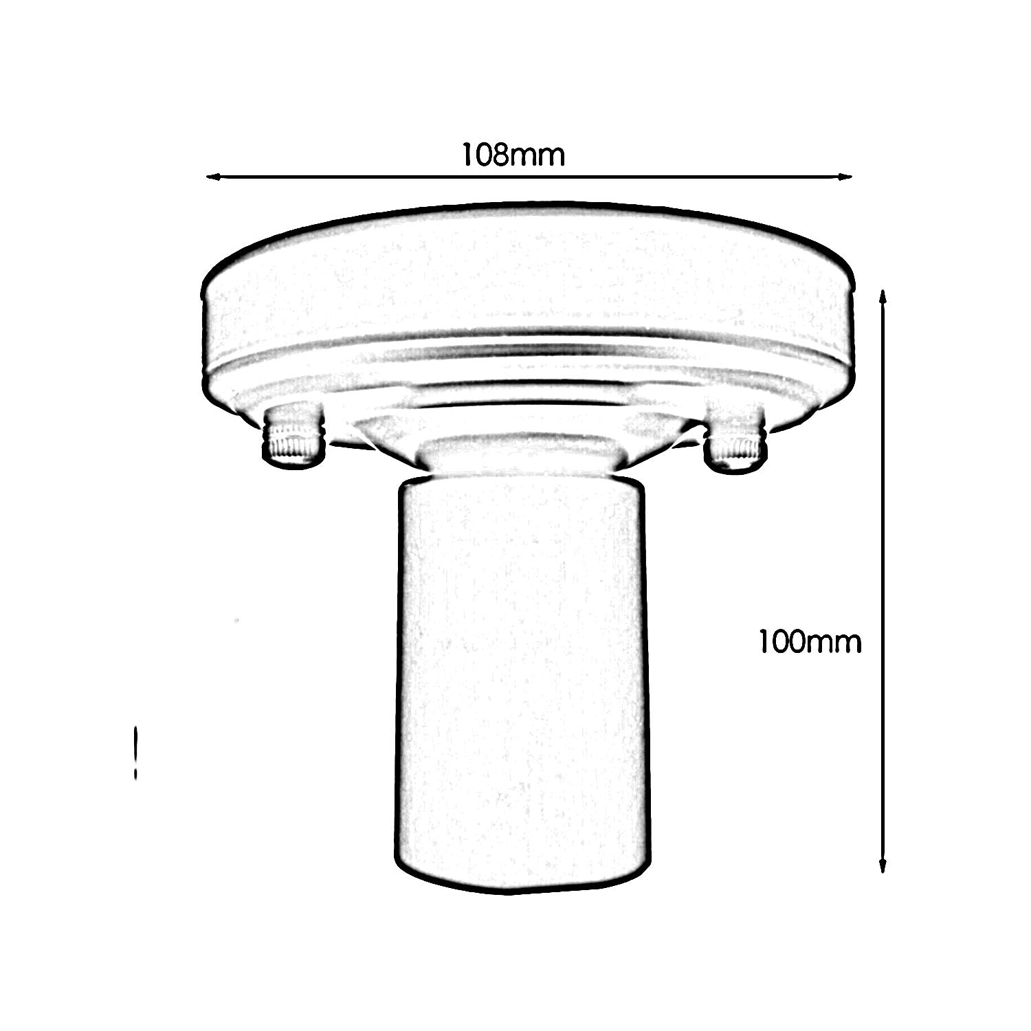LEDSone Vintage Retro Ceiling Light Modern Industrial Metal Flush Main image