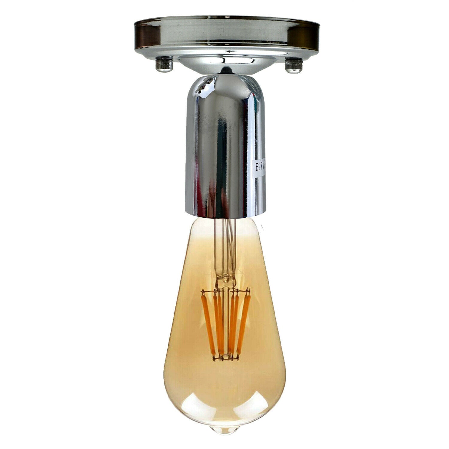 LEDSone Vintage Retro Ceiling Light Modern Industrial Metal Flush Secondary image