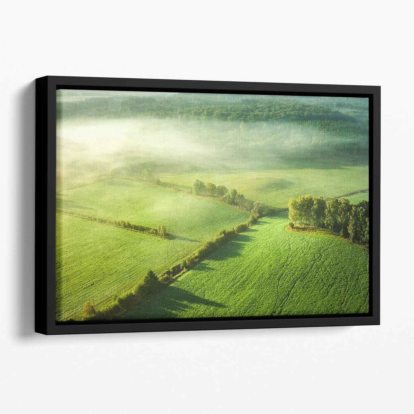 Above The Mist Floating Framed Canvas