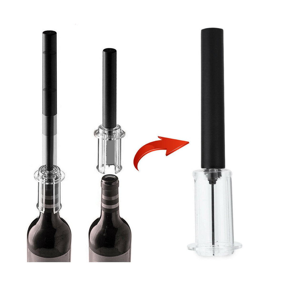 Pour And Preserve Set of 4 Foil Cutter Air Wine Opener Aerator And
