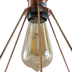 Vintage Retro Industrial Geometric Cage Ceiling Light Shade Flush
