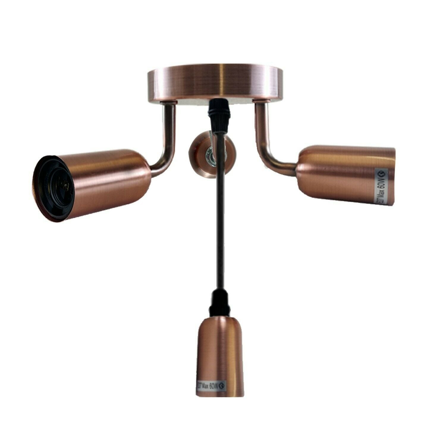 Vintage Cage Ceiling Light Flush Mount Industrial Metal 4-Lights Main image