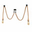 Industrial vintage Ratio 2 Head Hemp  Spider Chandelier  E27 Uk