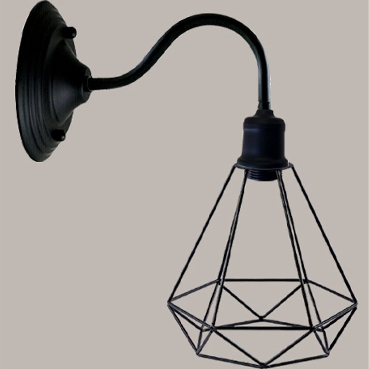 Modern Industrial  Vintage Indoor Black colour Wall Light Lamp Fitting Secondary image
