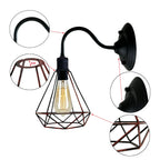 Modern Industrial  Vintage Indoor Black colour Wall Light Lamp Fitting