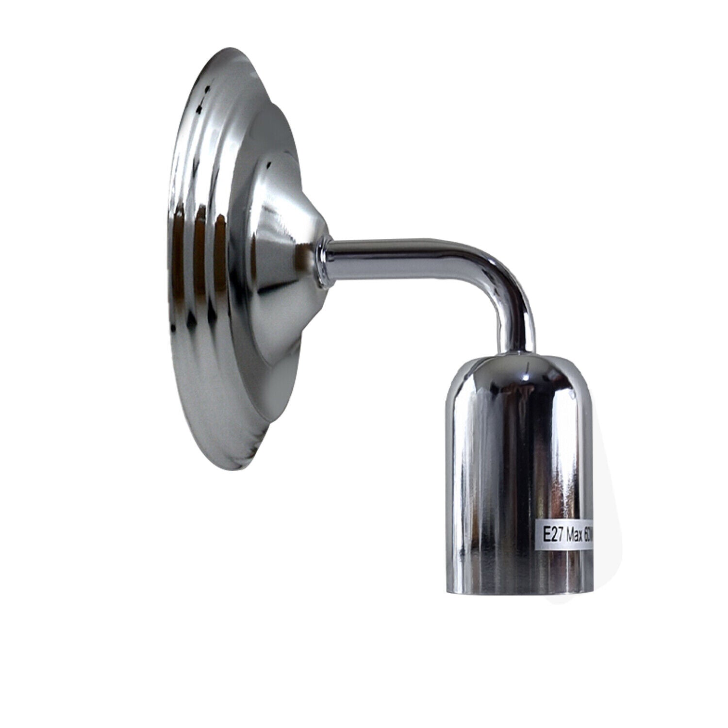 Industrial Vintage Retro Polished Sconce Chrome Wall Light Lamp~3788 Secondary image